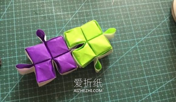 怎么折纸拼图玩具图解 手工拼图的折法步骤- www.aizhezhi.com