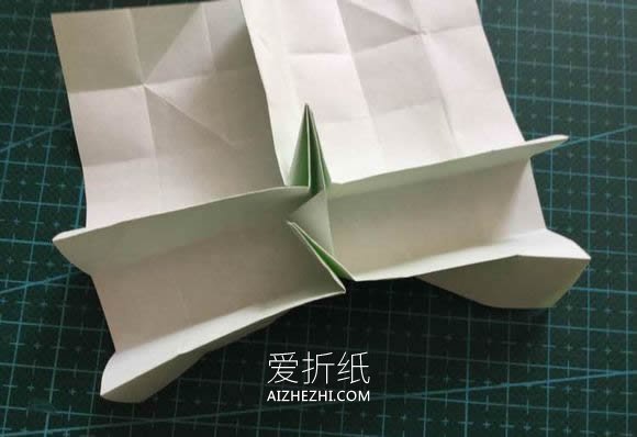 怎么折纸拼图玩具图解 手工拼图的折法步骤- www.aizhezhi.com