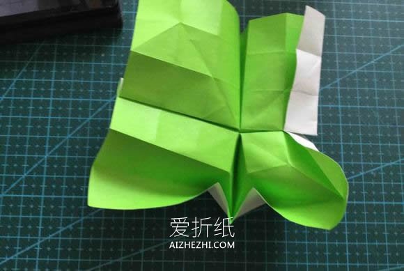 怎么折纸拼图玩具图解 手工拼图的折法步骤- www.aizhezhi.com