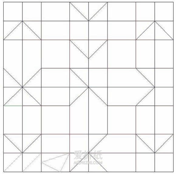 怎么折纸拼图玩具图解 手工拼图的折法步骤- www.aizhezhi.com