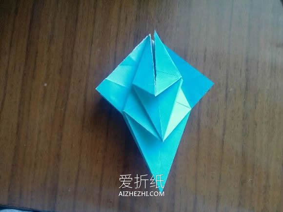 怎么折纸八瓣菊花图解 手工重阳节菊花折法- www.aizhezhi.com