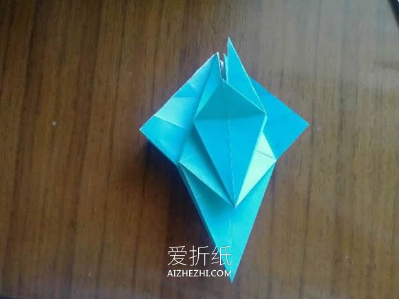 怎么折纸八瓣菊花图解 手工重阳节菊花折法- www.aizhezhi.com