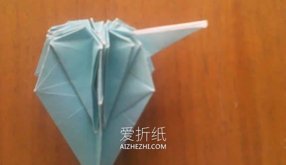 怎么折纸八瓣菊花图解 手工重阳节菊花折法- www.aizhezhi.com