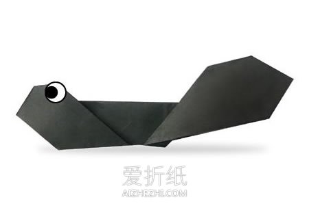 怎么简单折纸蝌蚪图解 幼儿手工蝌蚪的折法- www.aizhezhi.com