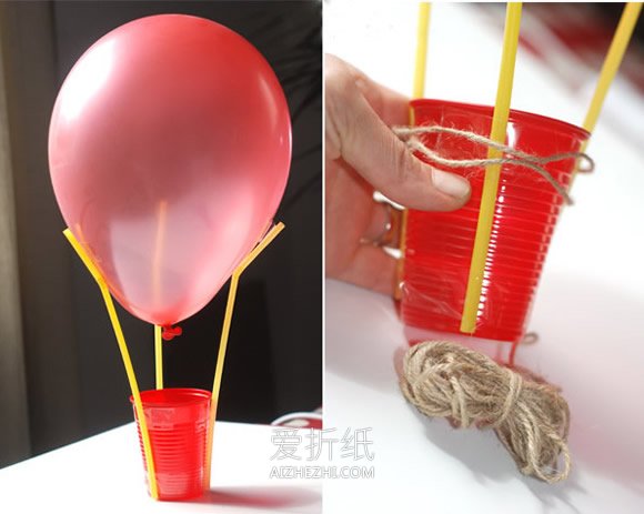 怎么做简易热气球的方法 儿童手工制作热气球- www.aizhezhi.com