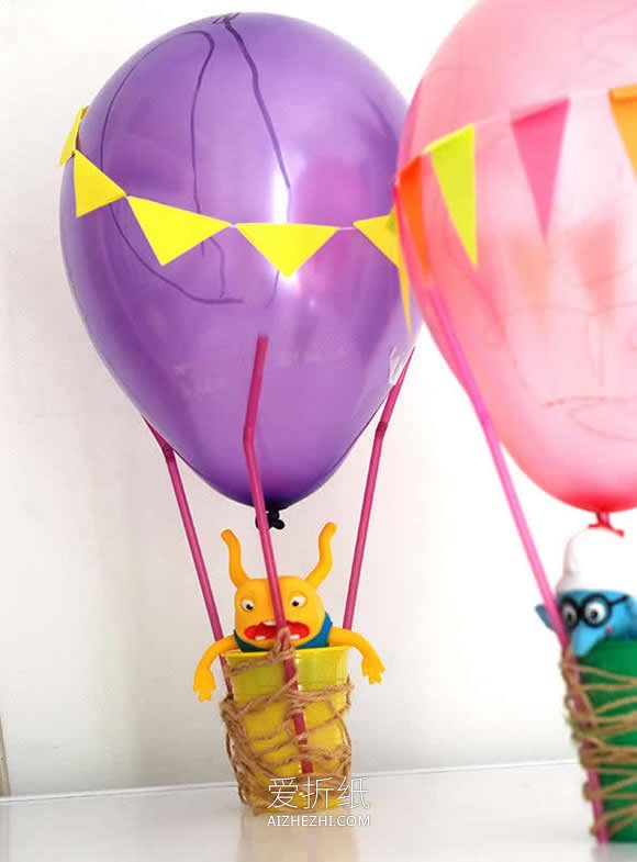 怎么做简易热气球的方法 儿童手工制作热气球- www.aizhezhi.com