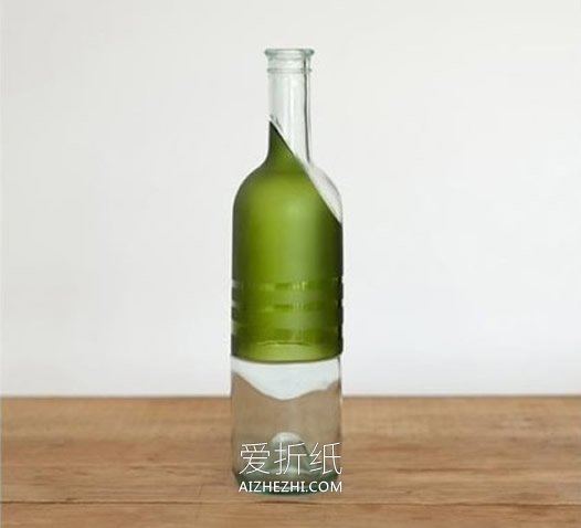 怎么把酒瓶废物利用 手工制作酒杯烛台和餐盘- www.aizhezhi.com