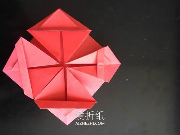 怎么折纸花篮的详细步骤 儿童手工花篮的折法- www.aizhezhi.com