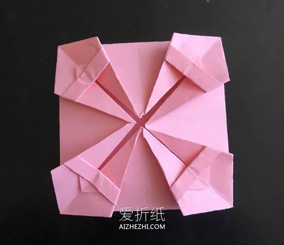 怎么折纸花篮的详细步骤 儿童手工花篮的折法- www.aizhezhi.com