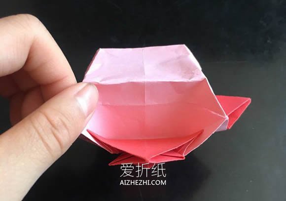 怎么折纸花篮的详细步骤 儿童手工花篮的折法- www.aizhezhi.com