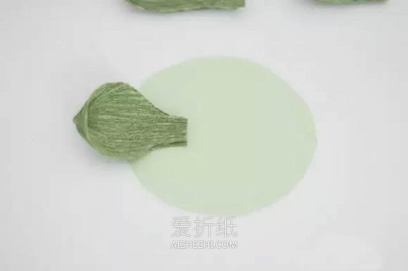 怎么用纸做多肉植物 皱纹纸手工制作多肉盆栽- www.aizhezhi.com