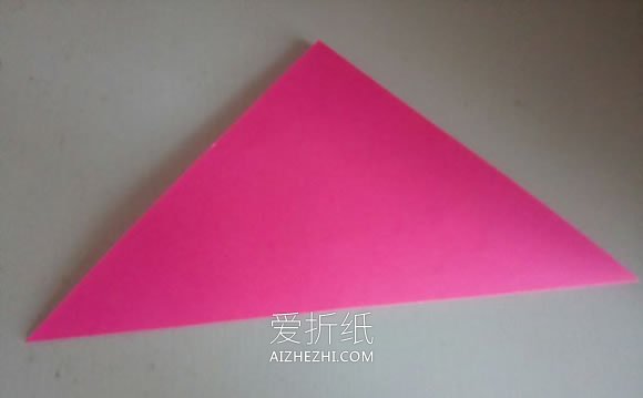 怎么简单折纸五瓣花 儿童手工五瓣花的折法- www.aizhezhi.com