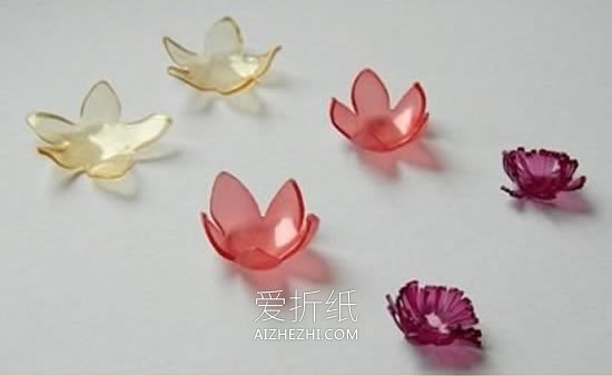 怎么做塑料花的方法图解 饮料瓶手工制作花朵- www.aizhezhi.com