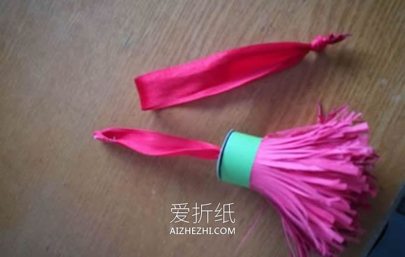 怎么做喜庆花球的方法 纸花球手工折纸教程- www.aizhezhi.com