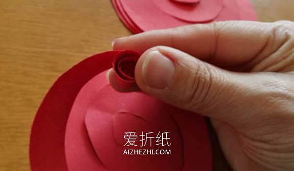 怎么做喜庆花球的方法 纸花球手工折纸教程- www.aizhezhi.com