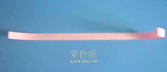 怎么用星星纸折玫瑰花 长纸条折纸玫瑰图解- www.aizhezhi.com