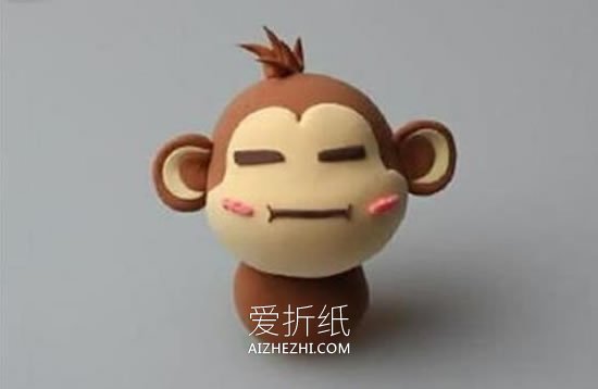 怎么做粘土小猴的方法 粘土制作吃西瓜的猴子- www.aizhezhi.com