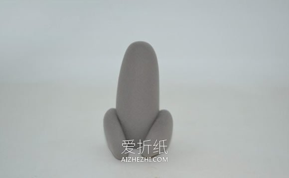 怎么做粘土小灰猫图解 超轻粘土制作小猫教程- www.aizhezhi.com