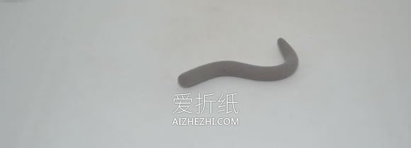 怎么做粘土小灰猫图解 超轻粘土制作小猫教程- www.aizhezhi.com