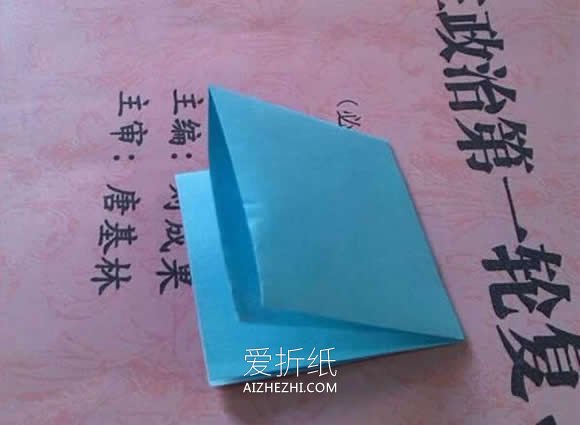 怎么简单折纸百合花图解 儿童手工百合的折法- www.aizhezhi.com