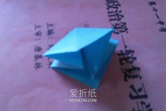 怎么简单折纸百合花图解 儿童手工百合的折法- www.aizhezhi.com