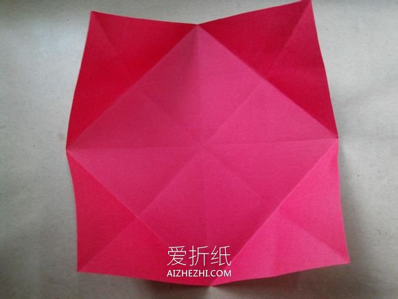 怎么折纸德国玫瑰图解 漂亮又详细玫瑰花折法- www.aizhezhi.com