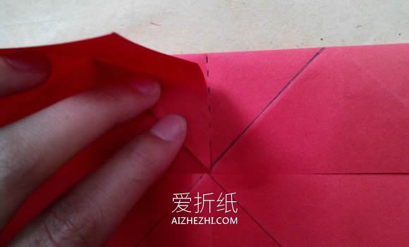 怎么折纸德国玫瑰图解 漂亮又详细玫瑰花折法- www.aizhezhi.com