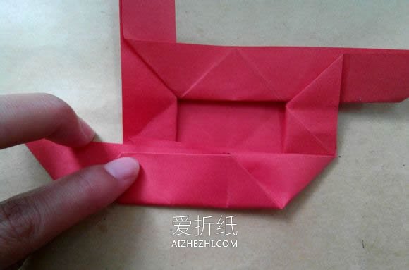 怎么折纸德国玫瑰图解 漂亮又详细玫瑰花折法- www.aizhezhi.com