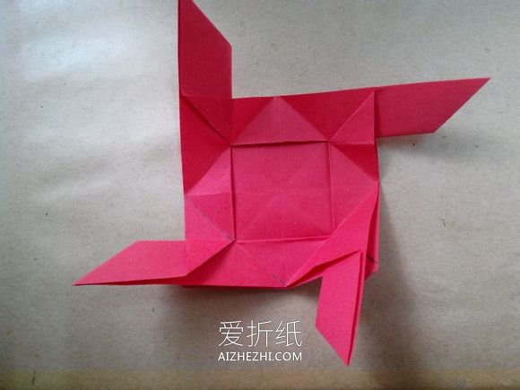 怎么折纸德国玫瑰图解 漂亮又详细玫瑰花折法- www.aizhezhi.com