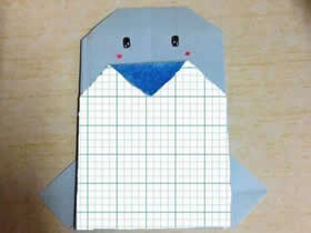 怎么简单折纸小企鹅图解 儿童手工企鹅的折法