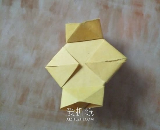 怎么折纸组合式小狗 四张纸折狗狗的折法图解- www.aizhezhi.com