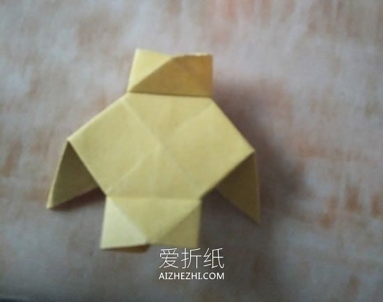 怎么折纸组合式小狗 四张纸折狗狗的折法图解- www.aizhezhi.com