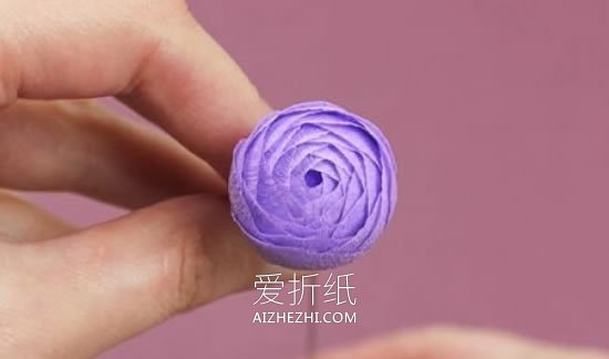 怎么做超美皱纹纸玫瑰 皱纹纸制作精美玫瑰花- www.aizhezhi.com