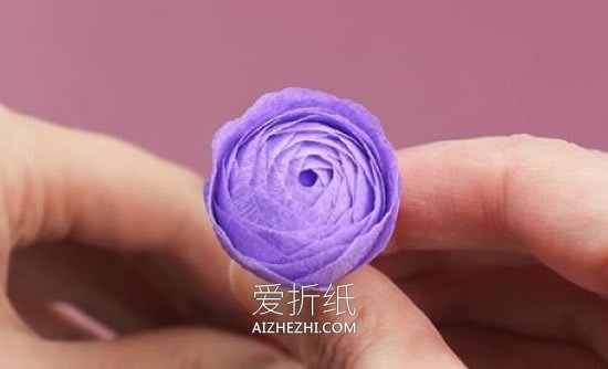 怎么做超美皱纹纸玫瑰 皱纹纸制作精美玫瑰花- www.aizhezhi.com