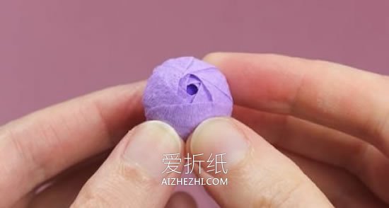 怎么做超美皱纹纸玫瑰 皱纹纸制作精美玫瑰花- www.aizhezhi.com