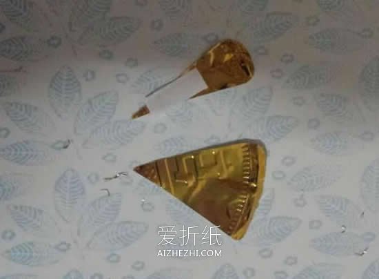 怎么做金箔纸玫瑰花 巧克力包装纸制作玫瑰- www.aizhezhi.com