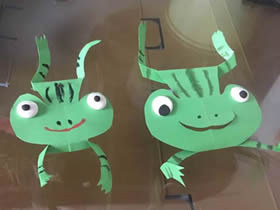 怎么剪纸青蛙的方法 儿童手工纸青蛙的剪法