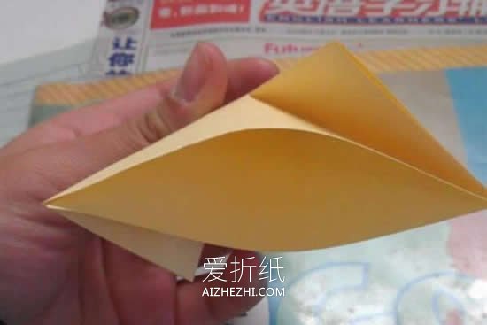 怎么折纸花型收纳盒 简单手工垃圾盒的折法- www.aizhezhi.com