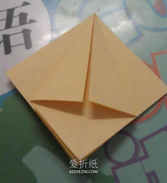 怎么折纸花型收纳盒 简单手工垃圾盒的折法- www.aizhezhi.com