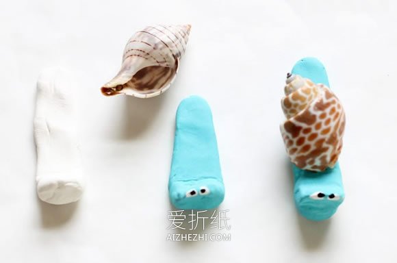 怎么简单做海洋生物 粘土贝壳制作海里的动物- www.aizhezhi.com