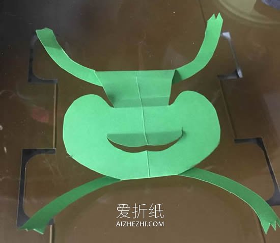 怎么剪纸青蛙的方法 儿童手工纸青蛙的剪法- www.aizhezhi.com