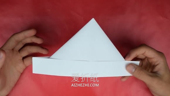 怎么折纸帽子最简单 尖顶纸帽子的折法图解- www.aizhezhi.com