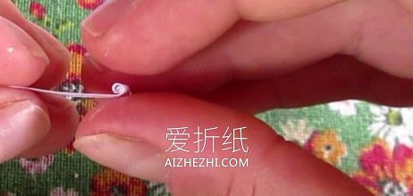 怎么做衍纸蘑菇的方法 手工衍纸制作蘑菇图解- www.aizhezhi.com