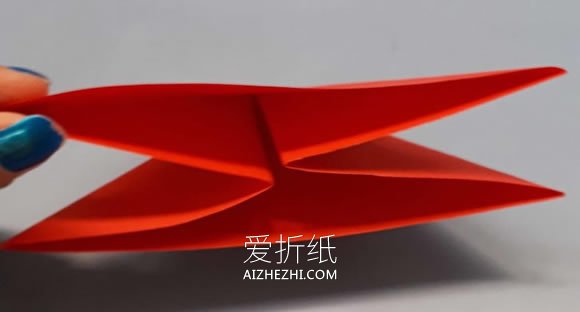 怎么简单折纸玫瑰花 容易学的玫瑰花折法图解- www.aizhezhi.com