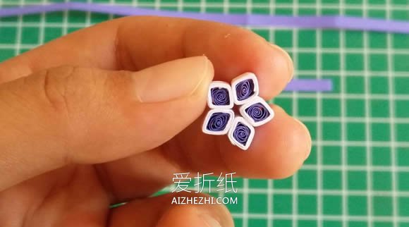 怎么做衍纸花环装饰画 手工制作美丽纸花花环- www.aizhezhi.com