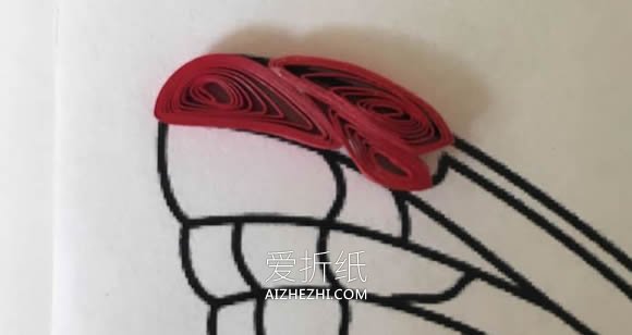 怎么做衍纸蝴蝶的方法 衍纸制作立体彩虹蝴蝶- www.aizhezhi.com