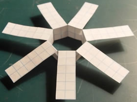 怎么做旋风纸飞机图解 手工制作七翼飞机教程