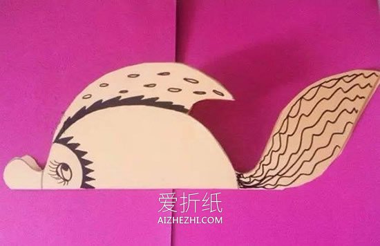 怎么做年年有鱼 新年卡纸制作年年有余挂饰- www.aizhezhi.com