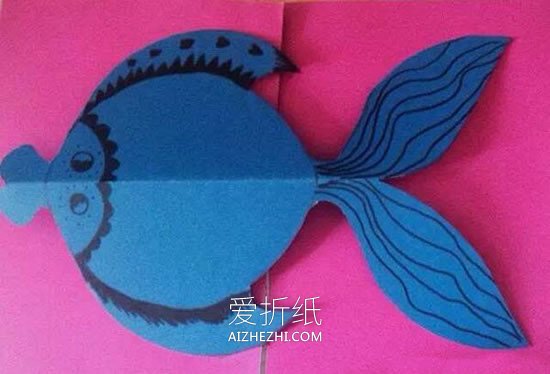 怎么做年年有鱼 新年卡纸制作年年有余挂饰- www.aizhezhi.com
