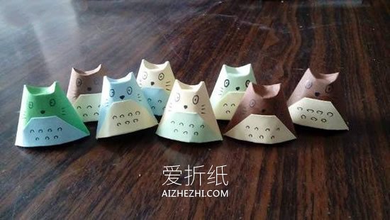 怎么简单折纸龙猫教程 儿童手工立体龙猫折法- www.aizhezhi.com